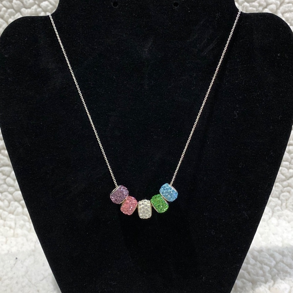 NWOT Silver Interchangeable Necklace Set